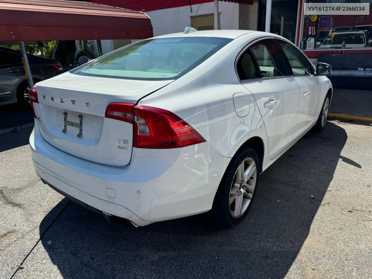 YV1612TK4F2366034 2015 Volvo S60 Premier