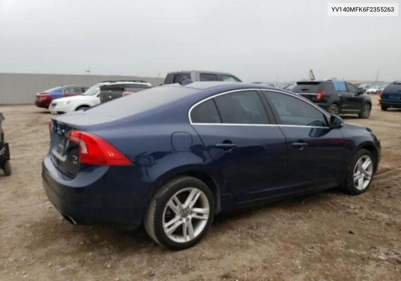 2015 Volvo S60 Premier VIN: YV140MFK6F2355263 Lot: 71098944