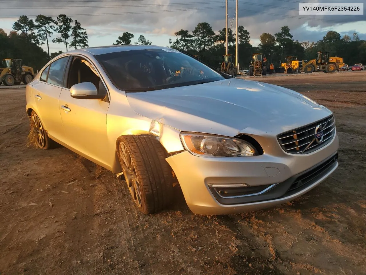 2015 Volvo S60 Premier VIN: YV140MFK6F2354226 Lot: 71107374