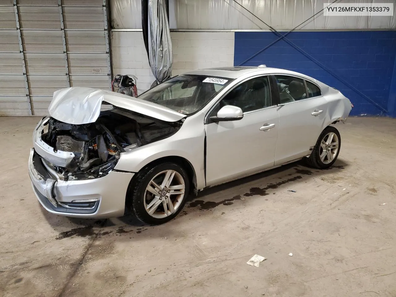 2015 Volvo S60 Premier VIN: YV126MFKXF1353379 Lot: 71545954