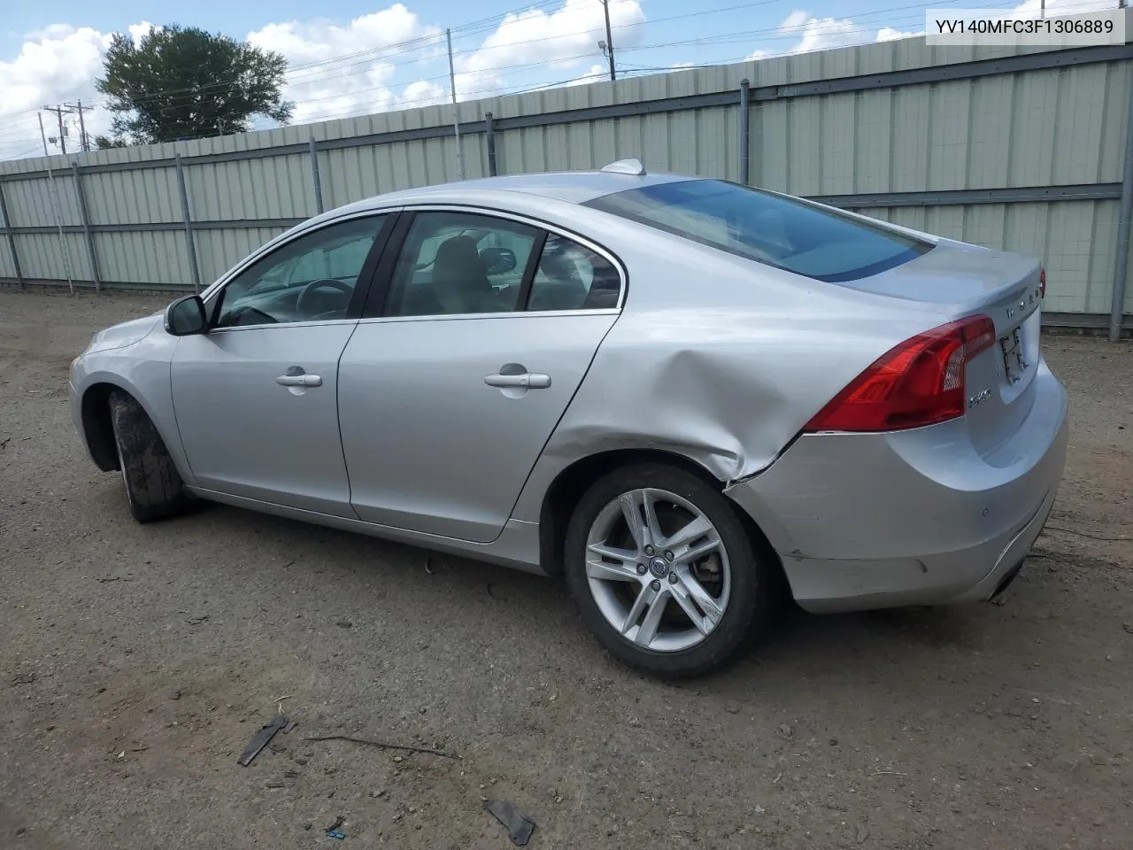 2015 Volvo S60 Premier+ VIN: YV140MFC3F1306889 Lot: 71588264