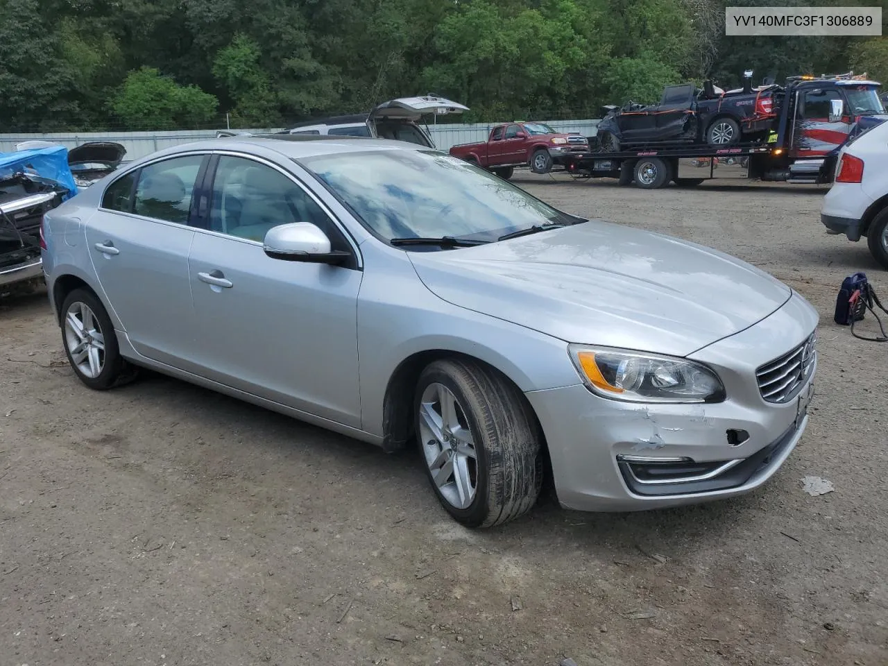 2015 Volvo S60 Premier+ VIN: YV140MFC3F1306889 Lot: 71588264