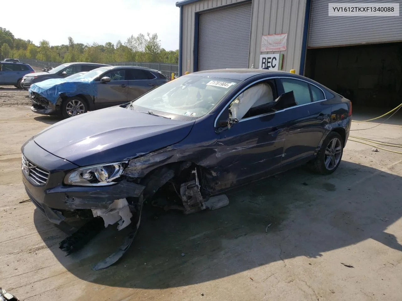 YV1612TKXF1340088 2015 Volvo S60 Premier