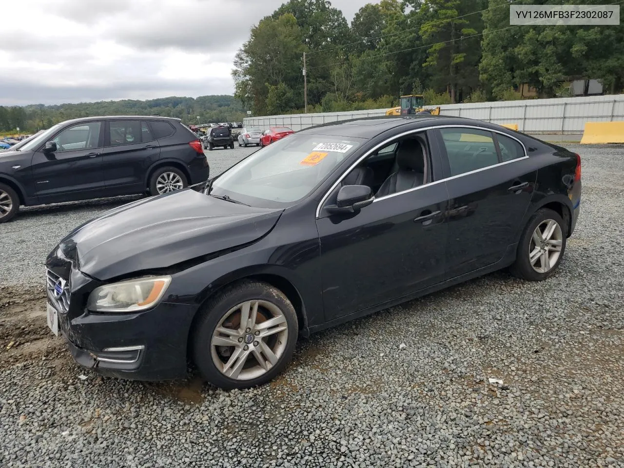 2015 Volvo S60 Premier VIN: YV126MFB3F2302087 Lot: 72052694