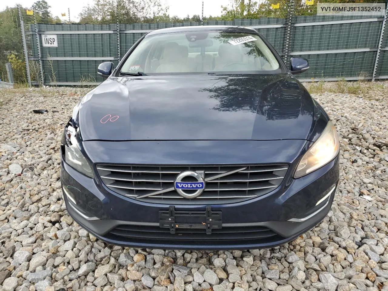 2015 Volvo S60 VIN: YV140MFJ9F1352452 Lot: 72205514