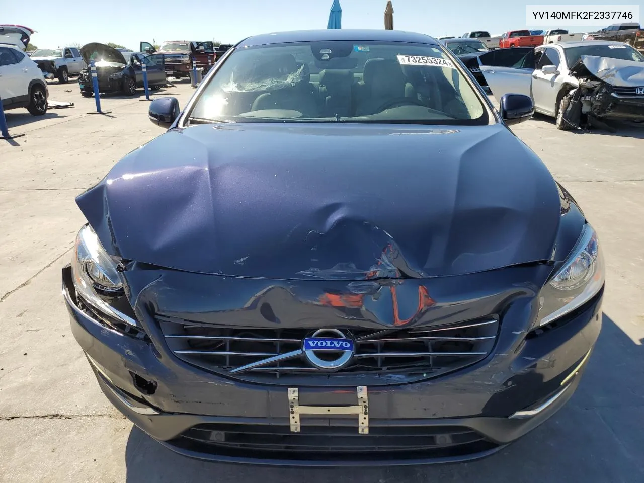 2015 Volvo S60 Premier VIN: YV140MFK2F2337746 Lot: 73255324