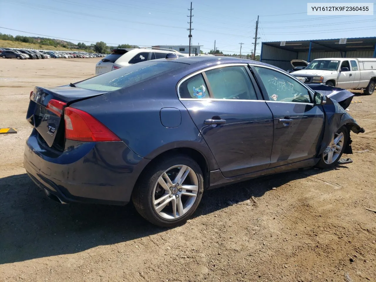 2015 Volvo S60 Premier VIN: YV1612TK9F2360455 Lot: 73404324