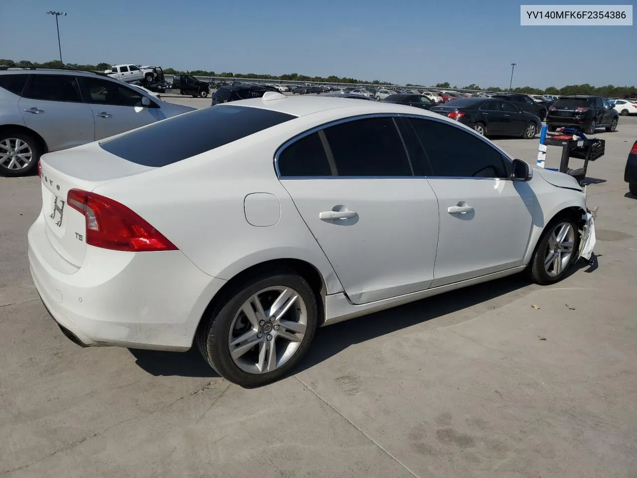 2015 Volvo S60 Premier VIN: YV140MFK6F2354386 Lot: 73989804