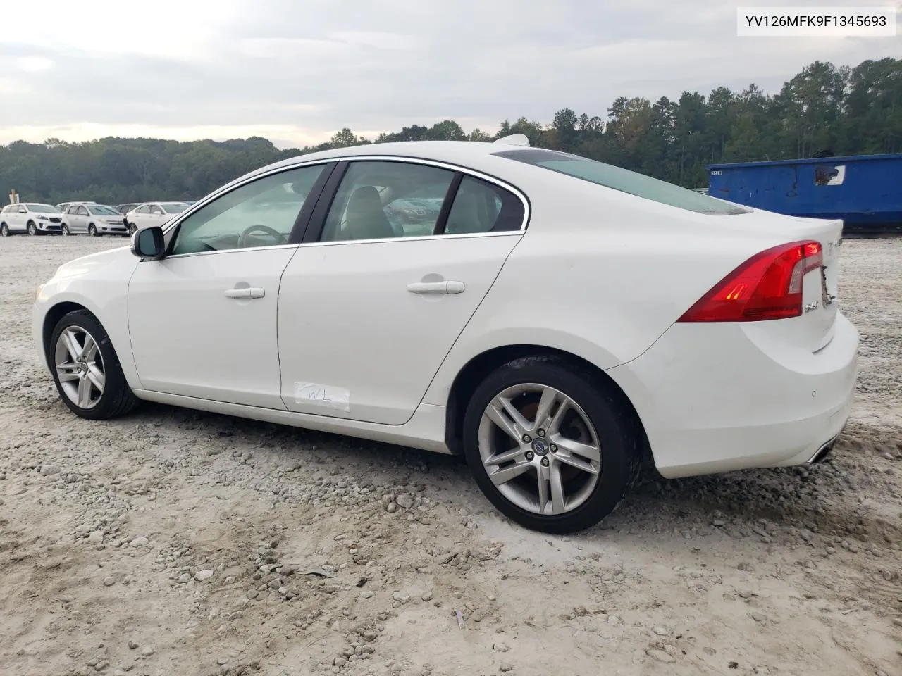 YV126MFK9F1345693 2015 Volvo S60 Premier