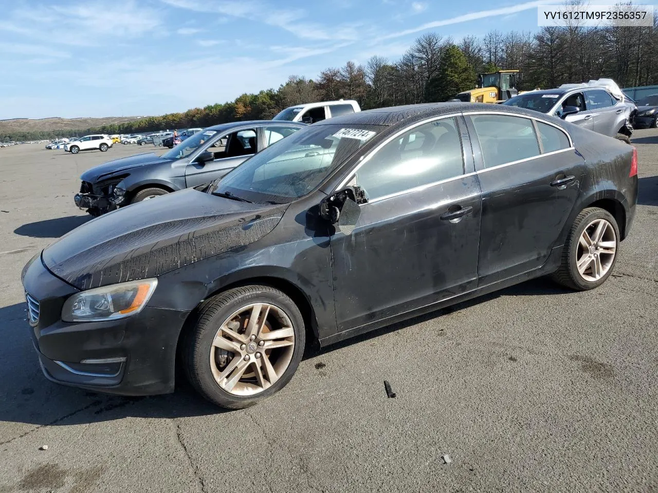 2015 Volvo S60 Platinum VIN: YV1612TM9F2356357 Lot: 74677214