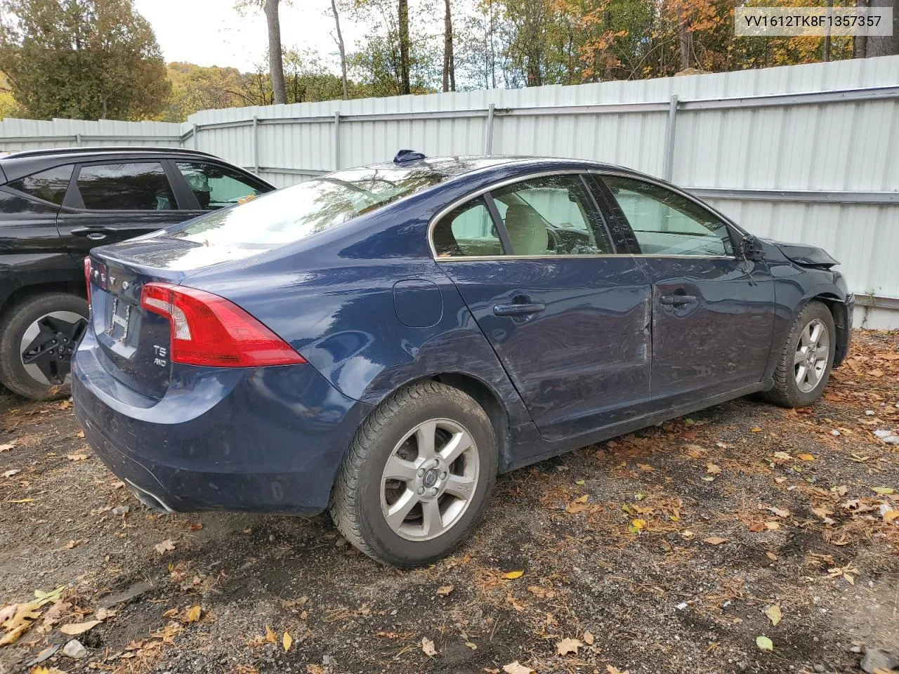 2015 Volvo S60 Premier VIN: YV1612TK8F1357357 Lot: 74919364