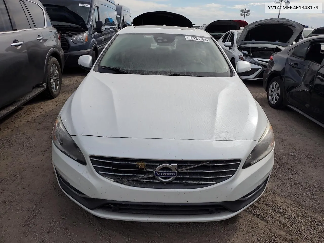 2015 Volvo S60 Premier VIN: YV140MFK4F1343179 Lot: 75131784