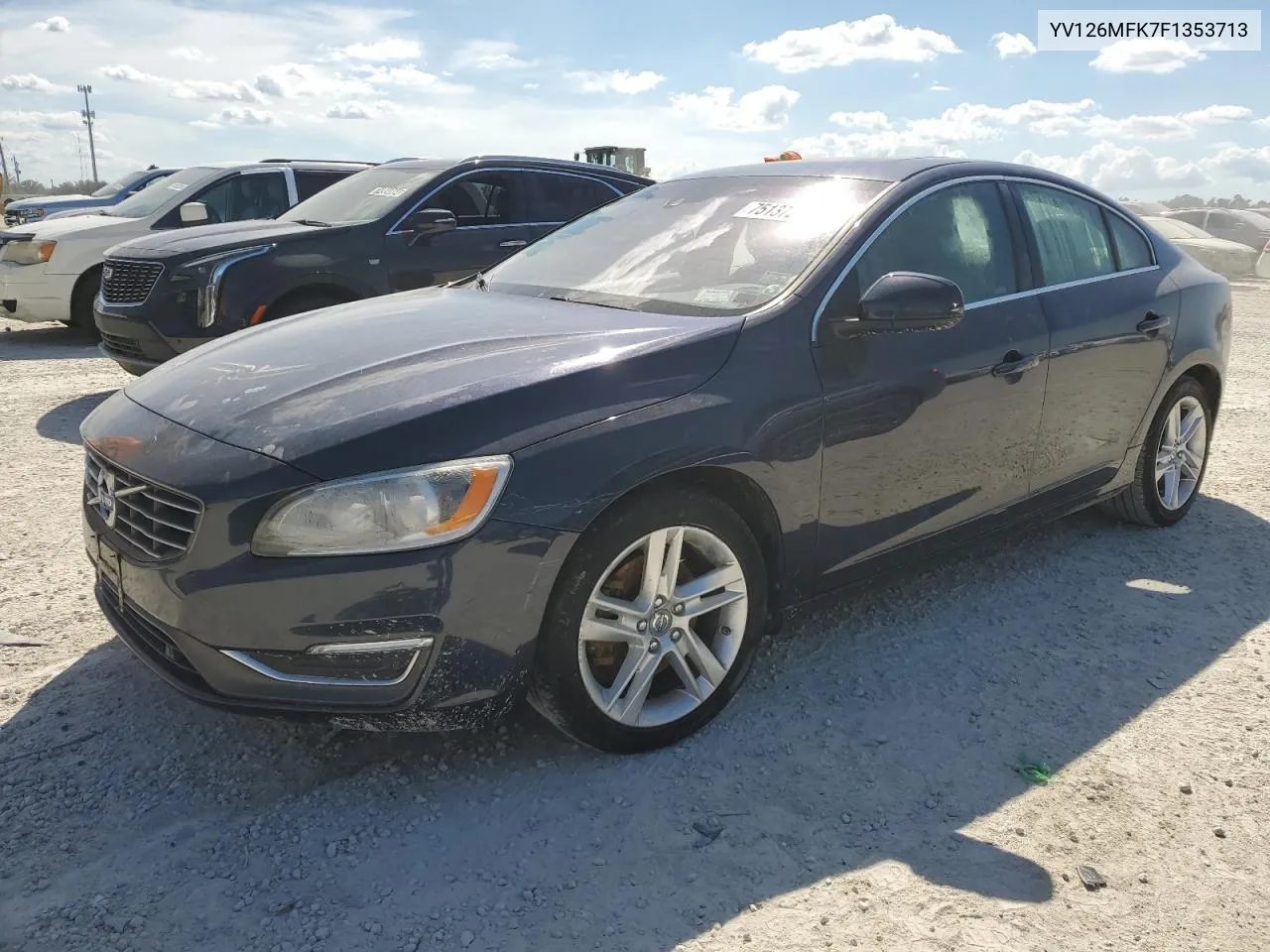 2015 Volvo S60 Premier VIN: YV126MFK7F1353713 Lot: 75137214