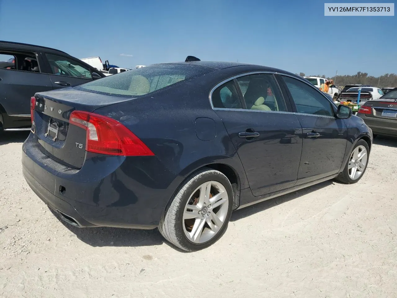 2015 Volvo S60 Premier VIN: YV126MFK7F1353713 Lot: 75137214