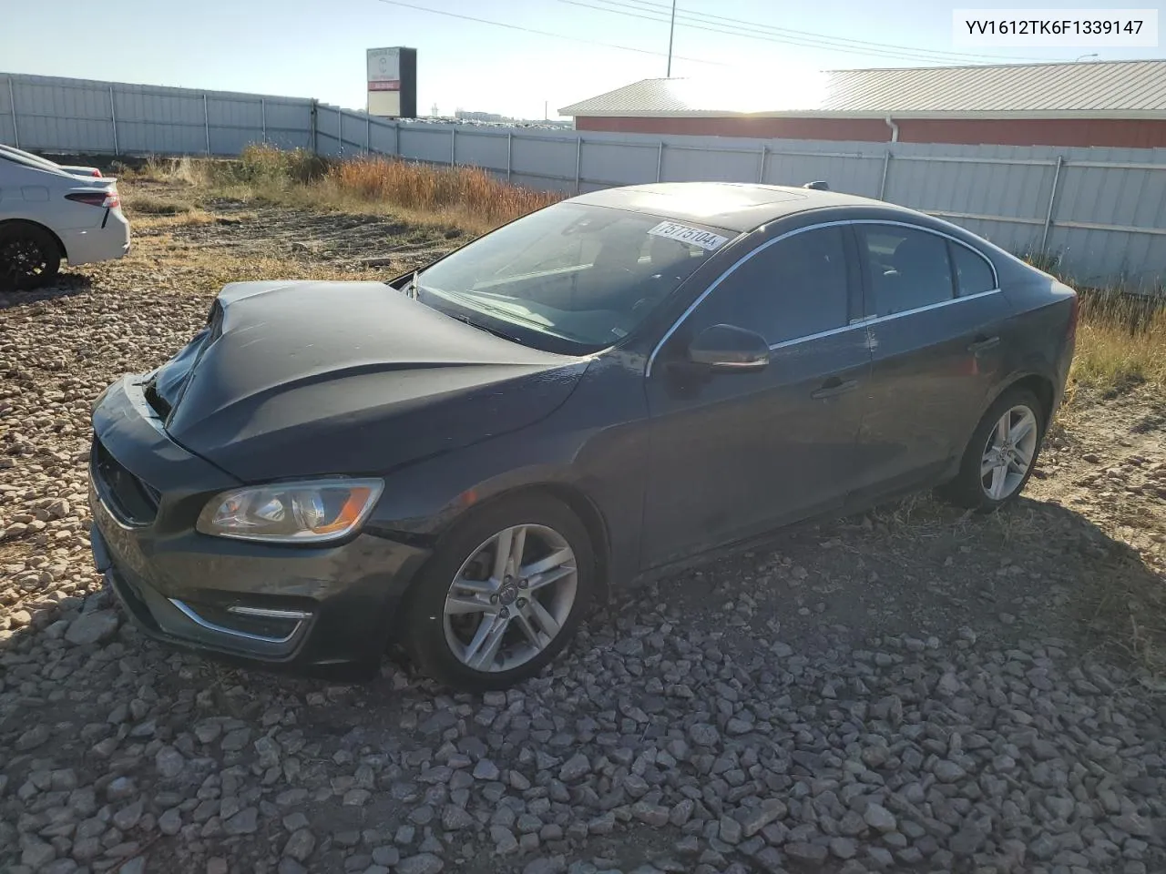 2015 Volvo S60 Premier VIN: YV1612TK6F1339147 Lot: 75775104