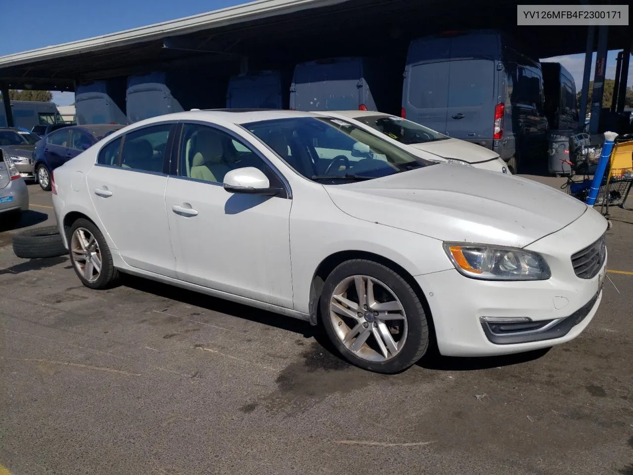 YV126MFB4F2300171 2015 Volvo S60 Premier