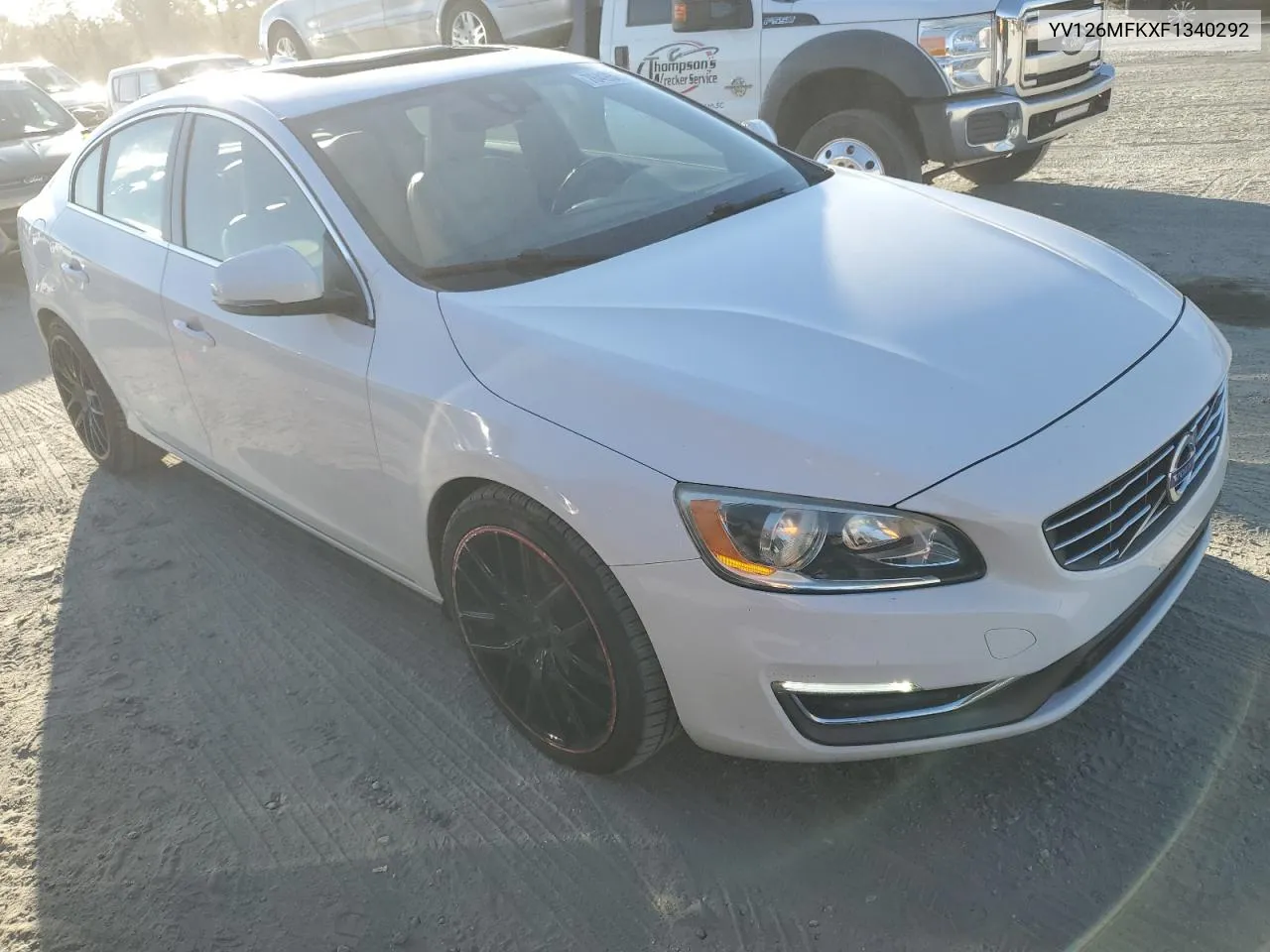 2015 Volvo S60 Premier VIN: YV126MFKXF1340292 Lot: 76493794