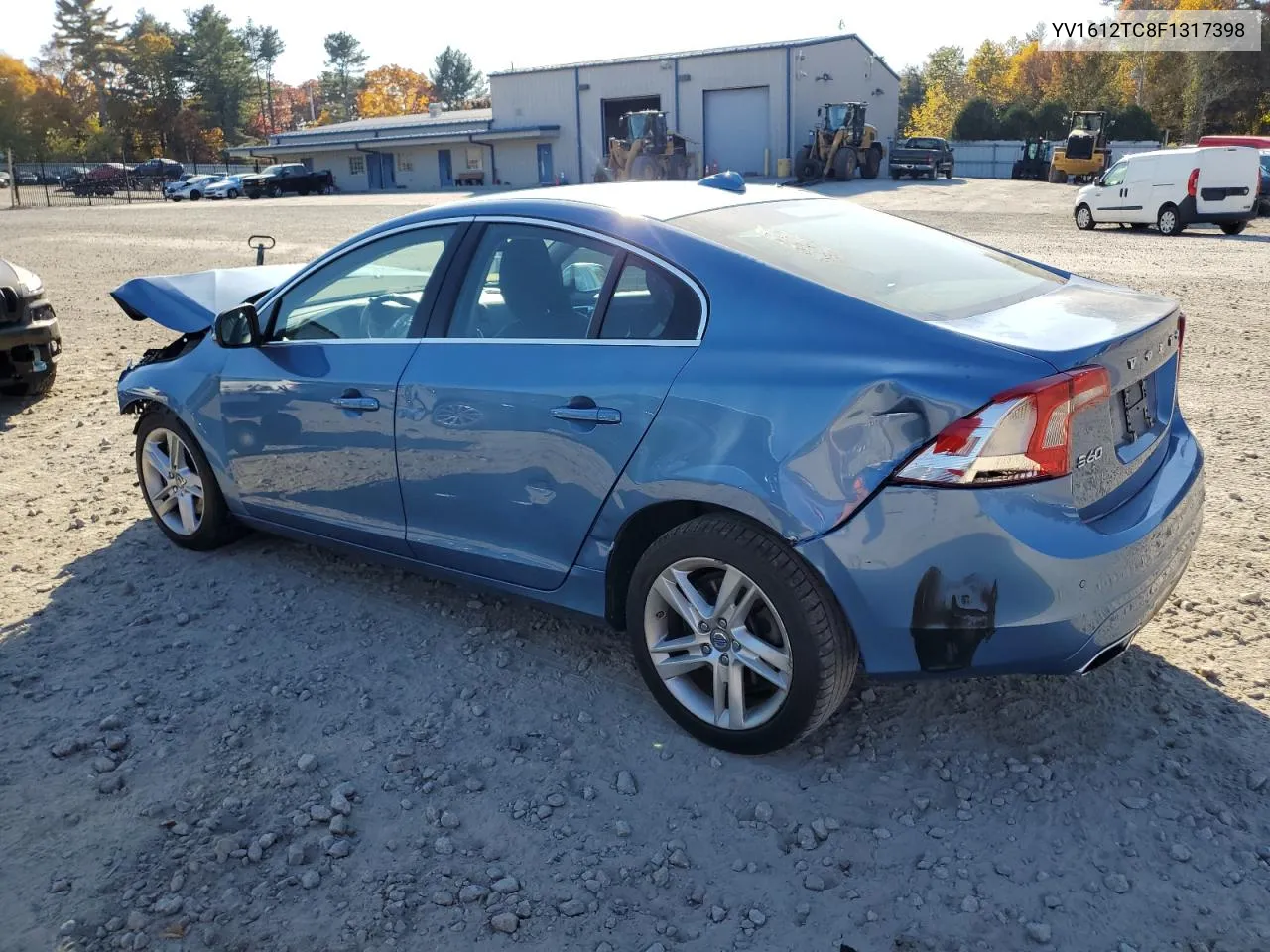 2015 Volvo S60 Premier+ VIN: YV1612TC8F1317398 Lot: 77153044