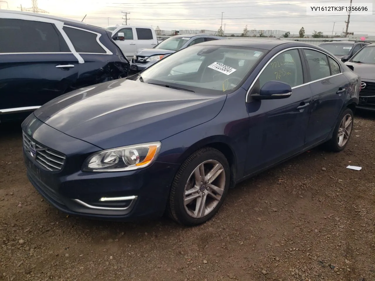 2015 Volvo S60 Premier VIN: YV1612TK3F1356696 Lot: 77223504