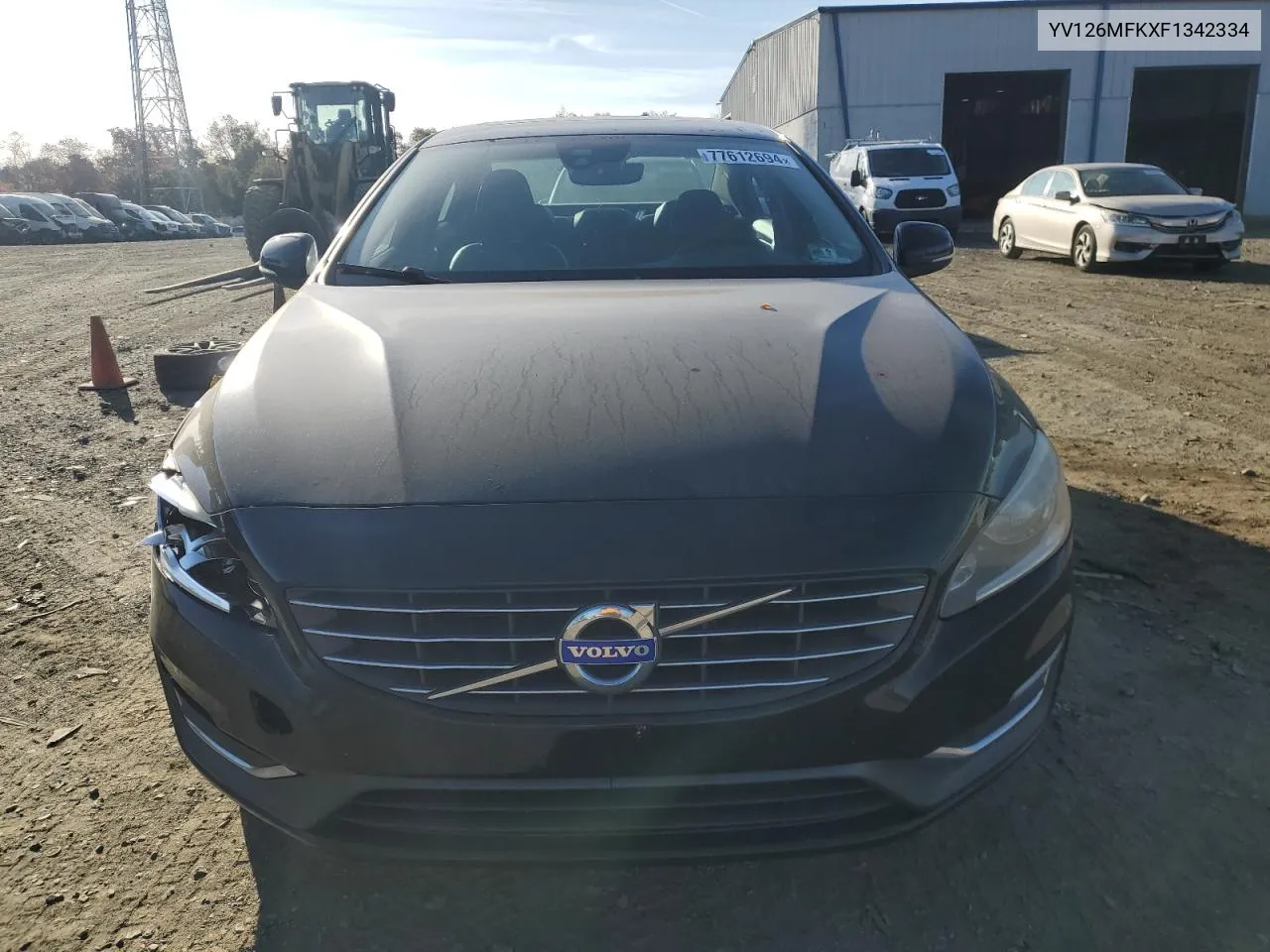 2015 Volvo S60 Premier VIN: YV126MFKXF1342334 Lot: 77612694