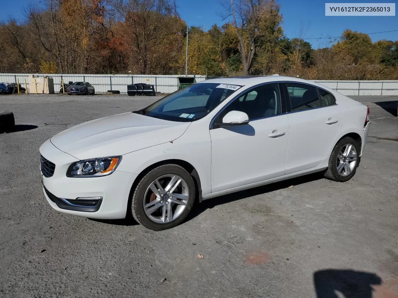 2015 Volvo S60 Premier VIN: YV1612TK2F2365013 Lot: 77782534