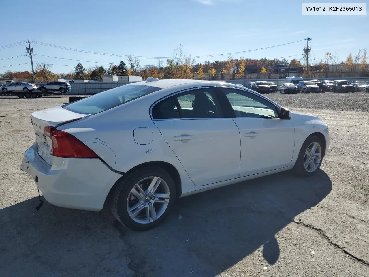 2015 Volvo S60 Premier VIN: YV1612TK2F2365013 Lot: 77782534