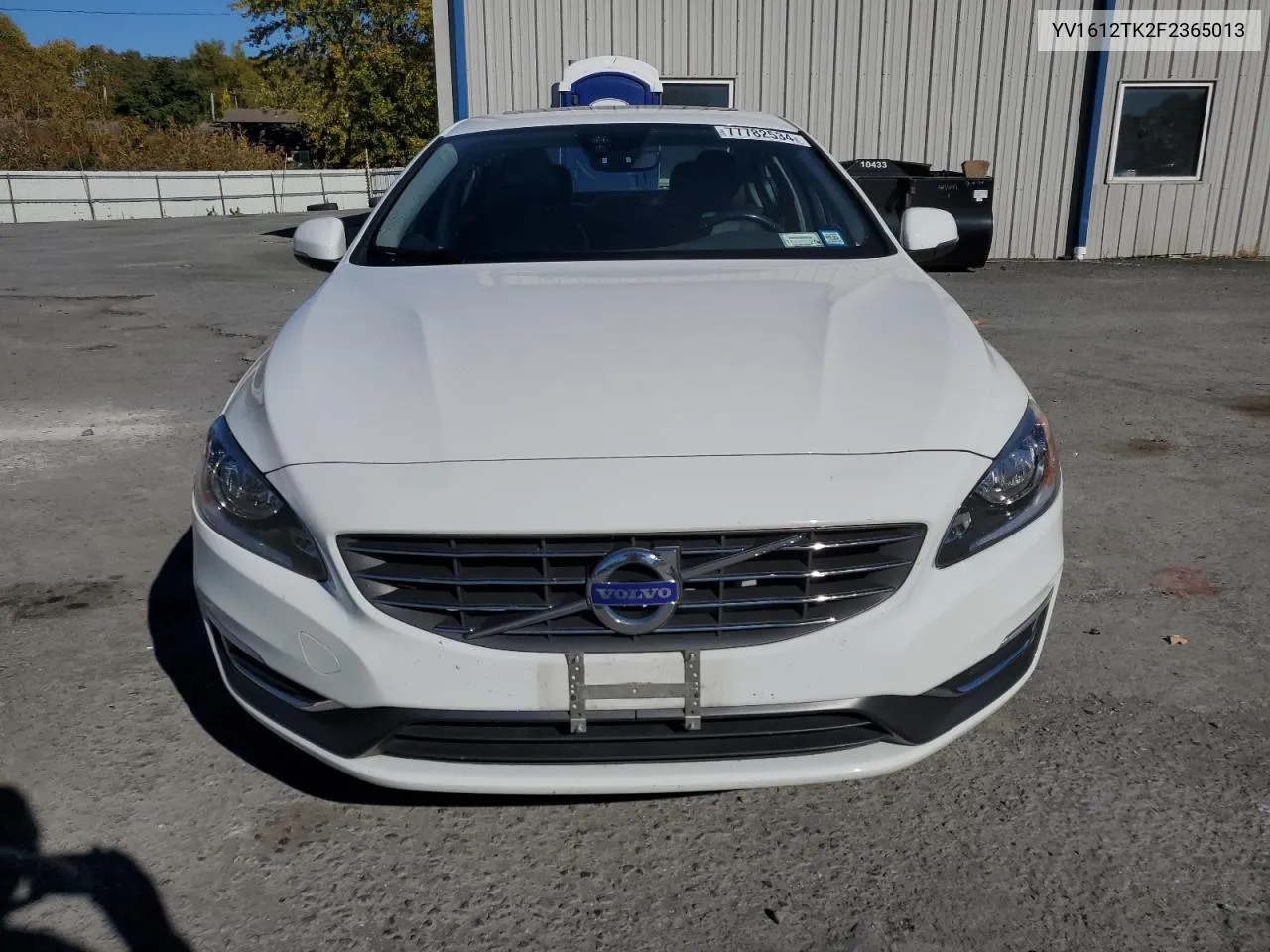 2015 Volvo S60 Premier VIN: YV1612TK2F2365013 Lot: 77782534