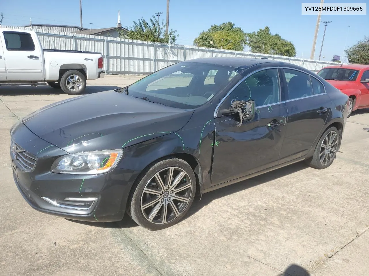 2015 Volvo S60 Platinum VIN: YV126MFD0F1309666 Lot: 77844894