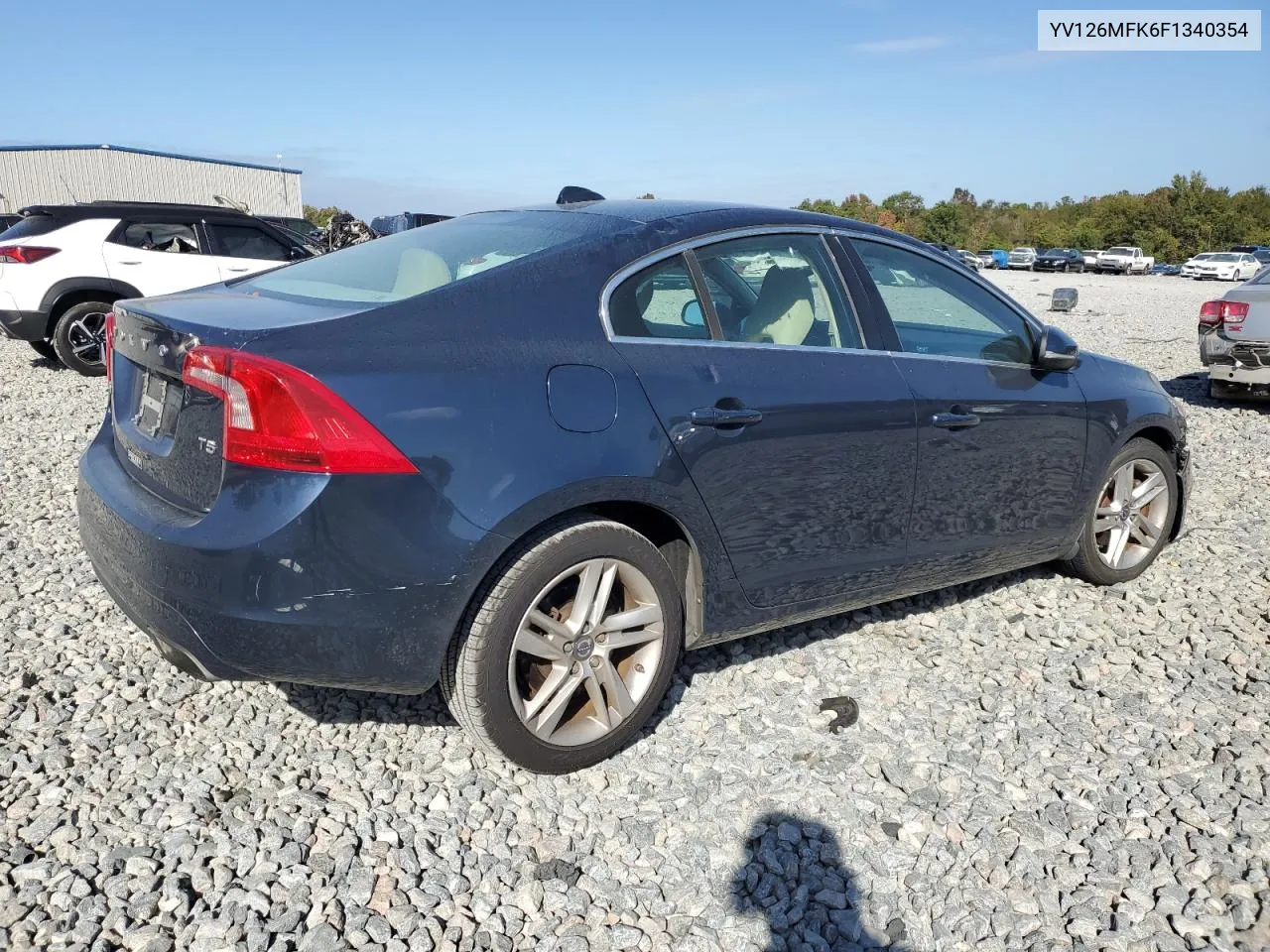 YV126MFK6F1340354 2015 Volvo S60 Premier