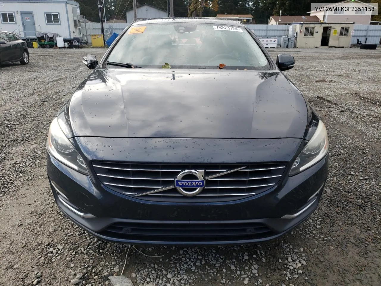 2015 Volvo S60 Premier VIN: YV126MFK3F2351158 Lot: 78523754