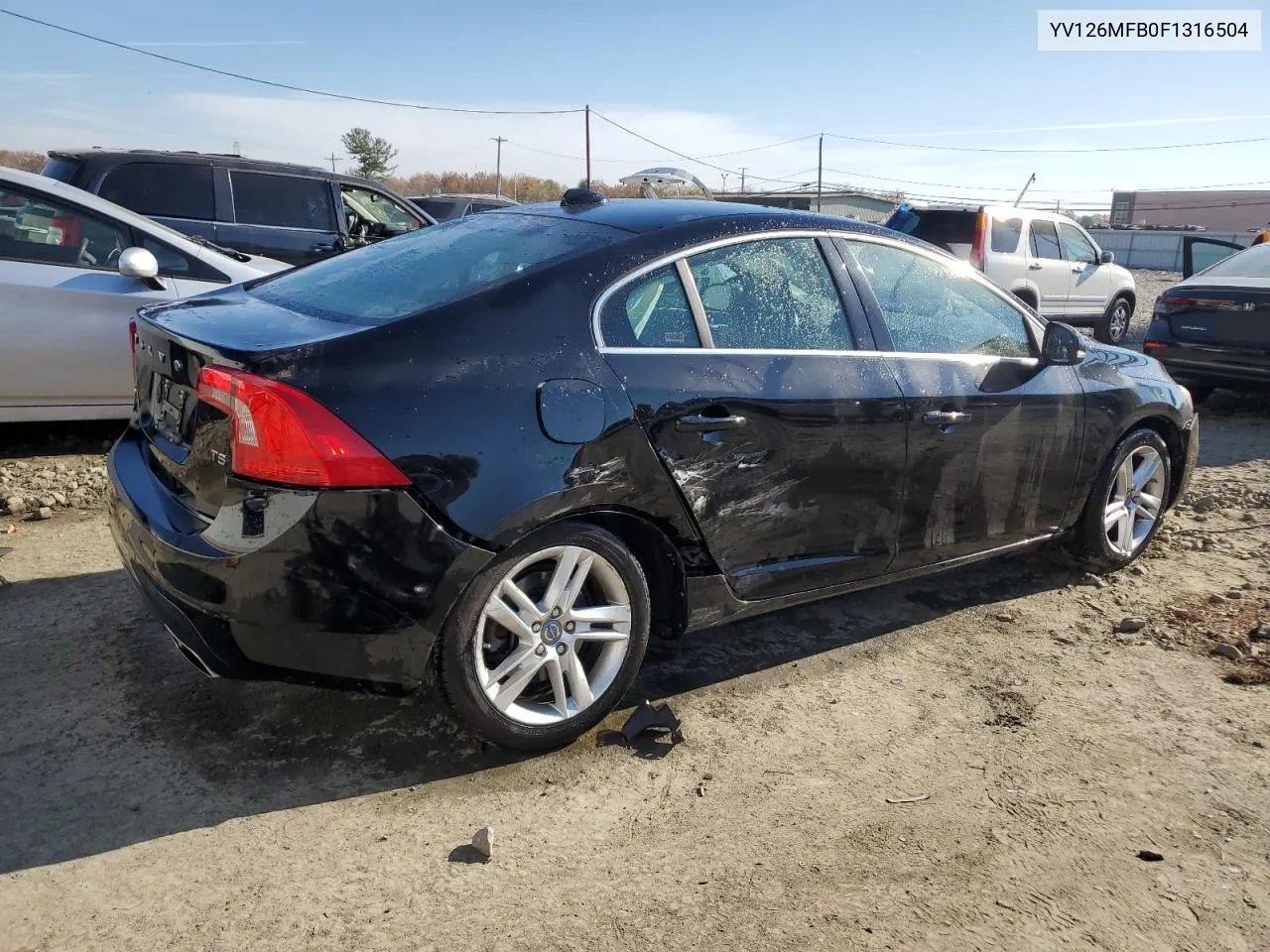 2015 Volvo S60 Premier VIN: YV126MFB0F1316504 Lot: 78805294