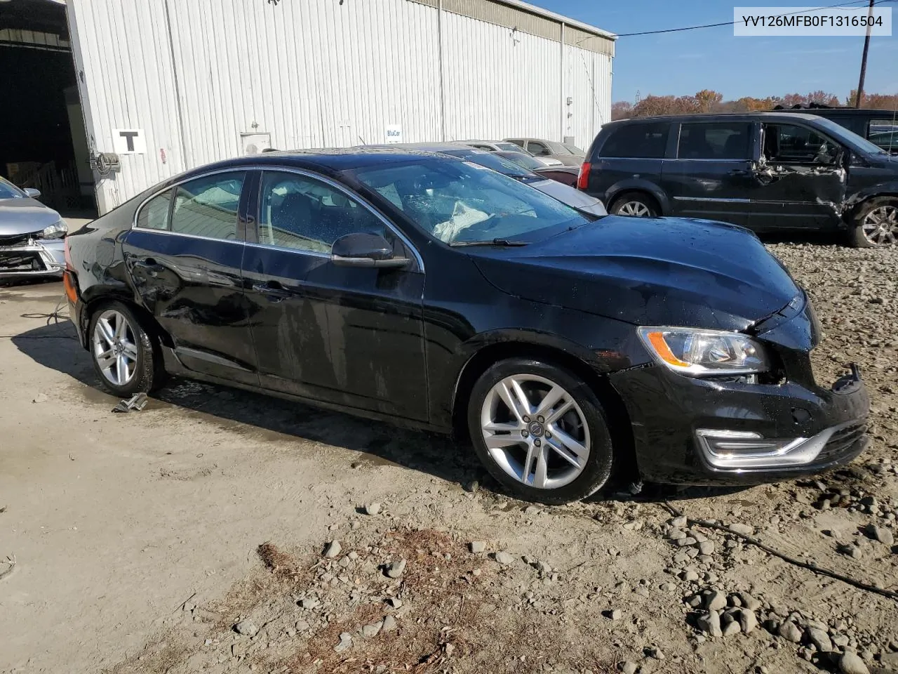 2015 Volvo S60 Premier VIN: YV126MFB0F1316504 Lot: 78805294