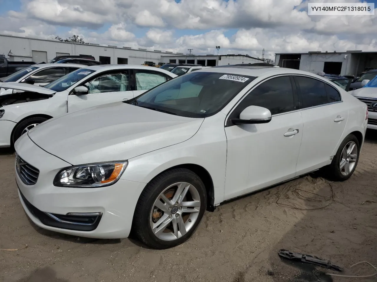 2015 Volvo S60 Premier+ VIN: YV140MFC2F1318015 Lot: 79550924