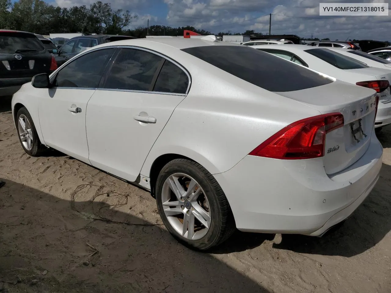 2015 Volvo S60 Premier+ VIN: YV140MFC2F1318015 Lot: 79550924