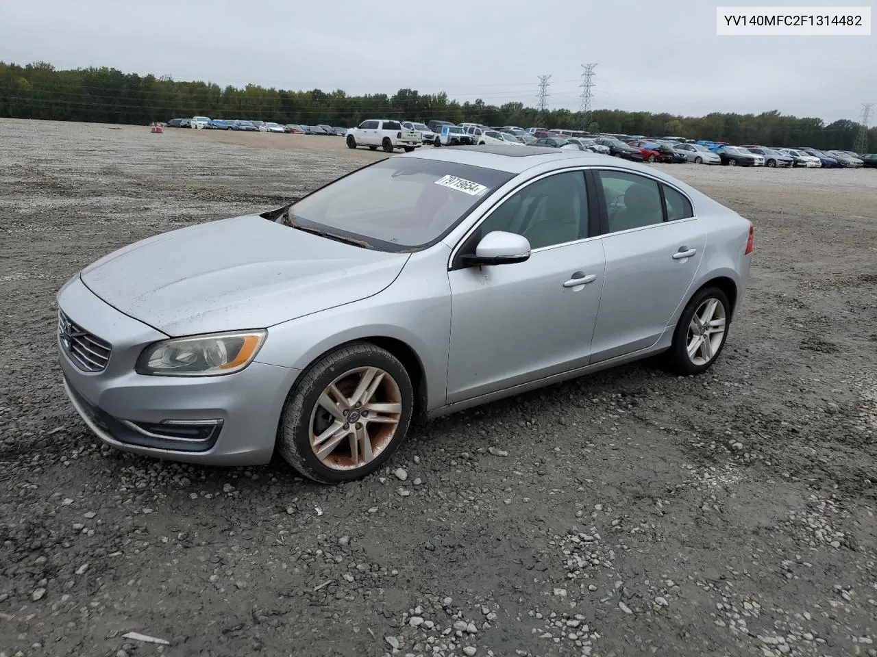 2015 Volvo S60 Premier+ VIN: YV140MFC2F1314482 Lot: 79719654