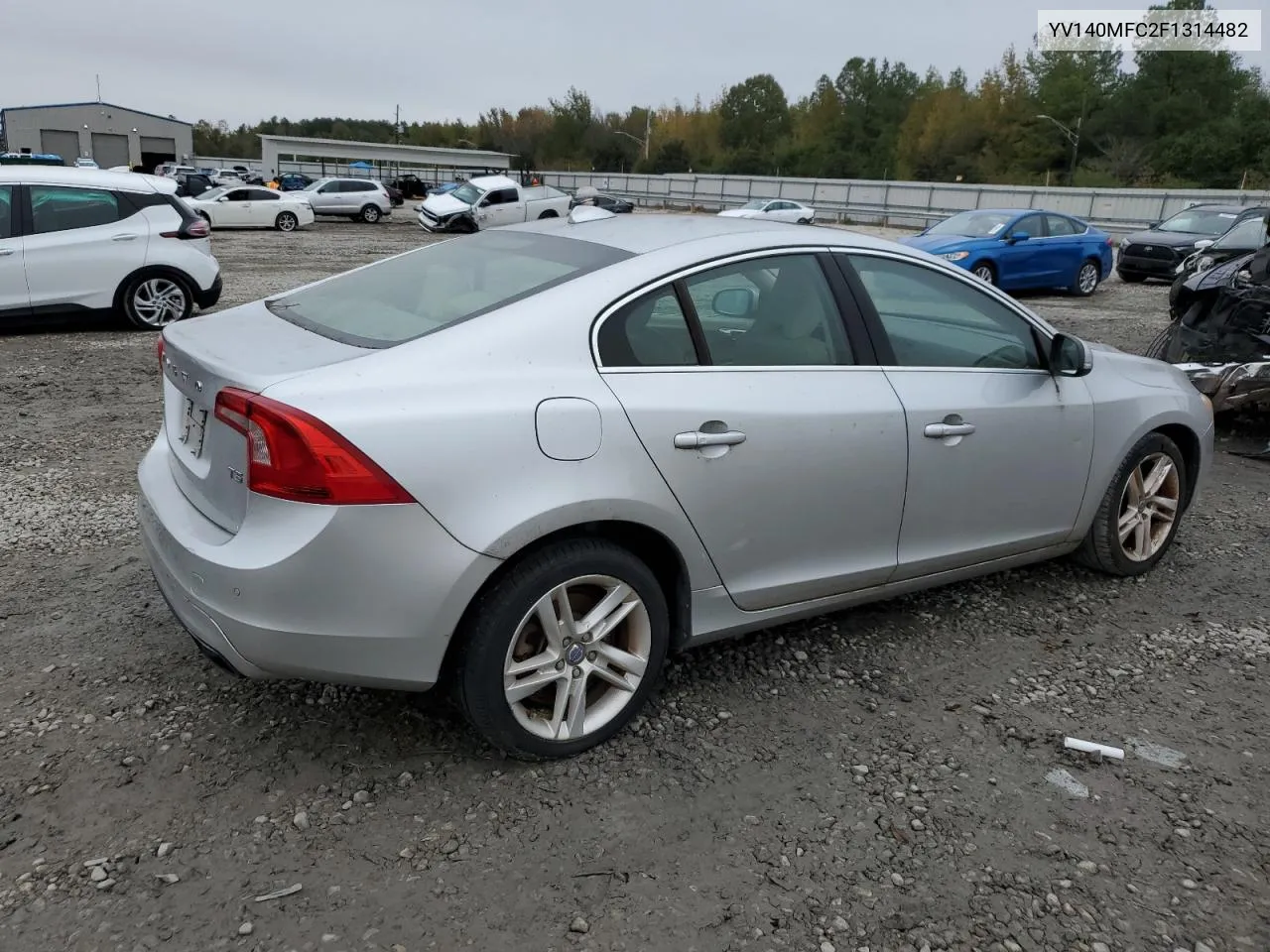 2015 Volvo S60 Premier+ VIN: YV140MFC2F1314482 Lot: 79719654