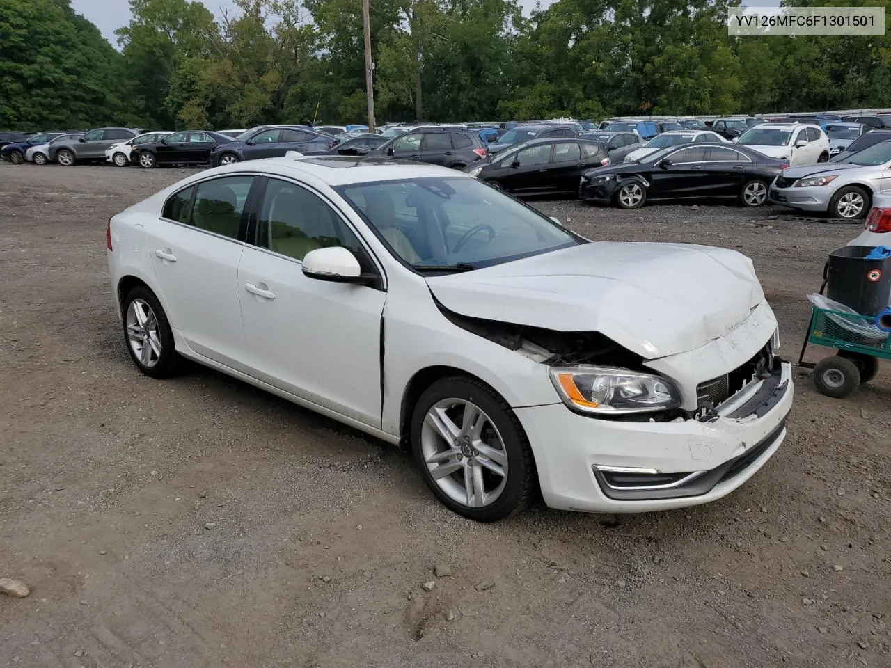 2015 Volvo S60 Premier+ VIN: YV126MFC6F1301501 Lot: 79750724