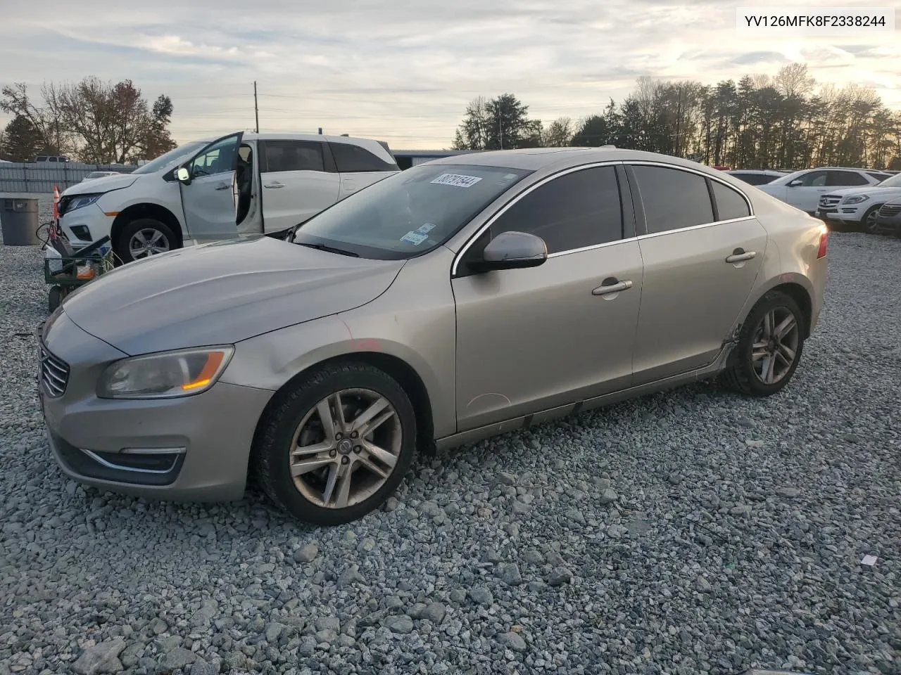 2015 Volvo S60 Premier VIN: YV126MFK8F2338244 Lot: 80791544