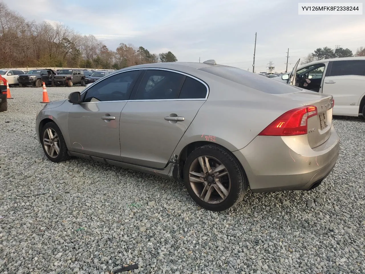 2015 Volvo S60 Premier VIN: YV126MFK8F2338244 Lot: 80791544