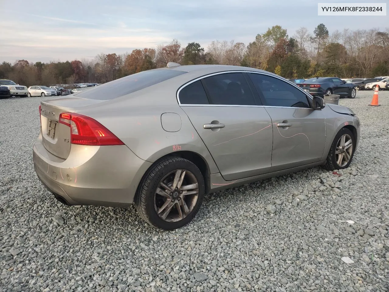 2015 Volvo S60 Premier VIN: YV126MFK8F2338244 Lot: 80791544