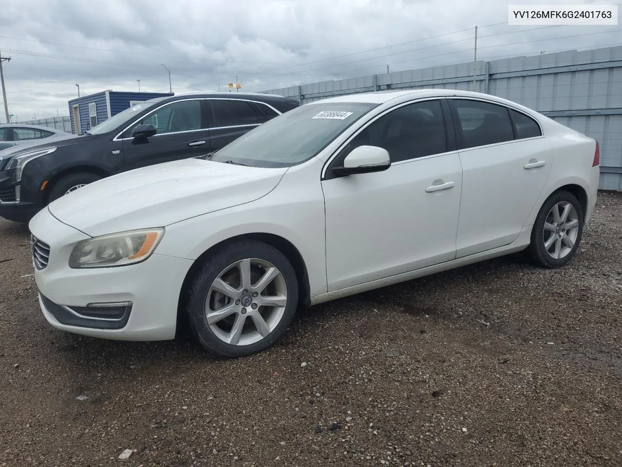 2016 Volvo S60 Premier VIN: YV126MFK6G2401763 Lot: 60388844