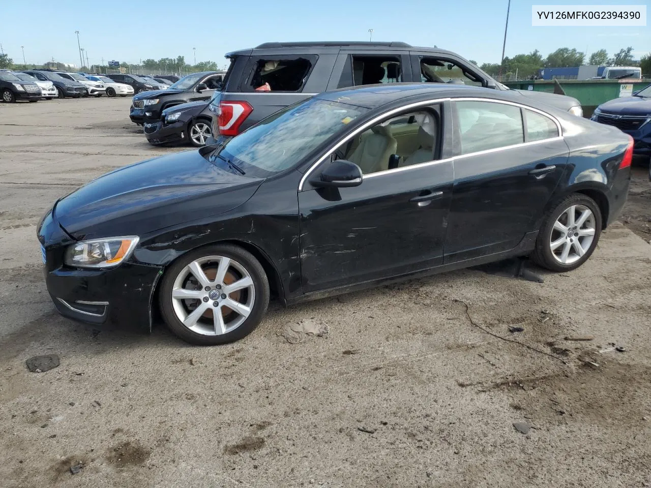 2016 Volvo S60 Premier VIN: YV126MFK0G2394390 Lot: 61222904