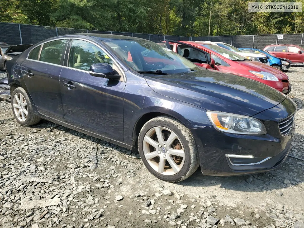 YV1612TK5G2412018 2016 Volvo S60 Premier