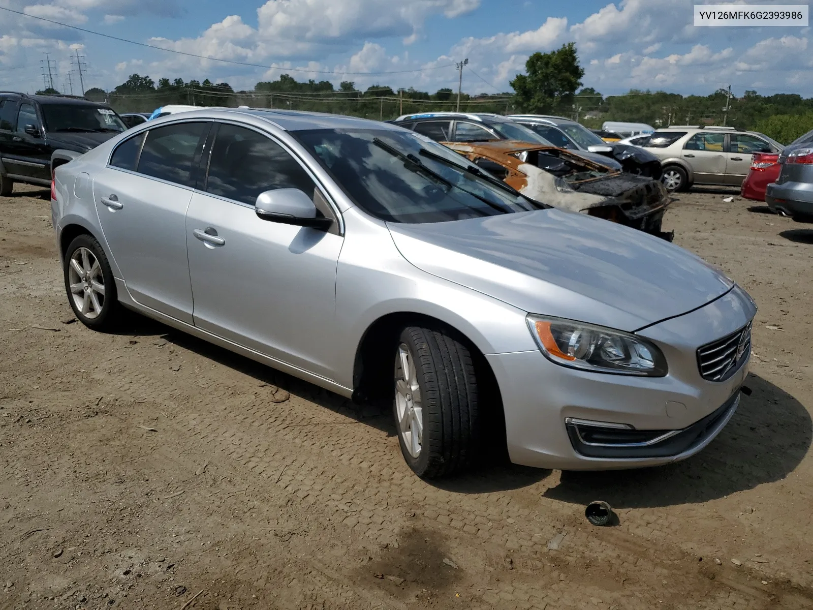 2016 Volvo S60 Premier VIN: YV126MFK6G2393986 Lot: 67319454