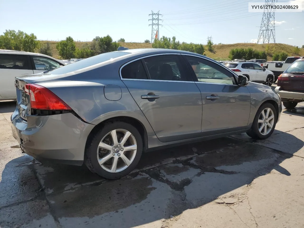 2016 Volvo S60 Premier VIN: YV1612TK3G2408629 Lot: 70576464