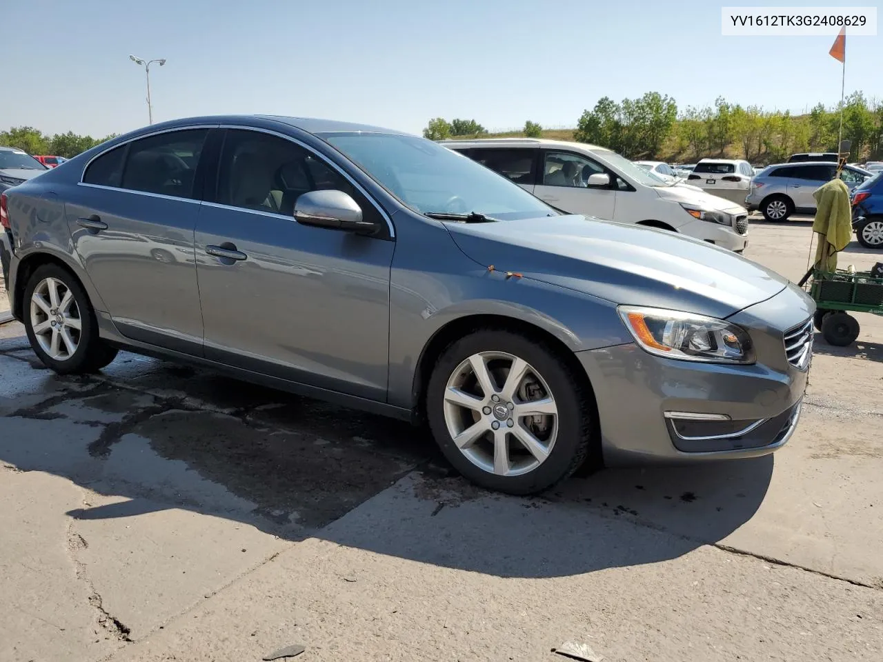 YV1612TK3G2408629 2016 Volvo S60 Premier