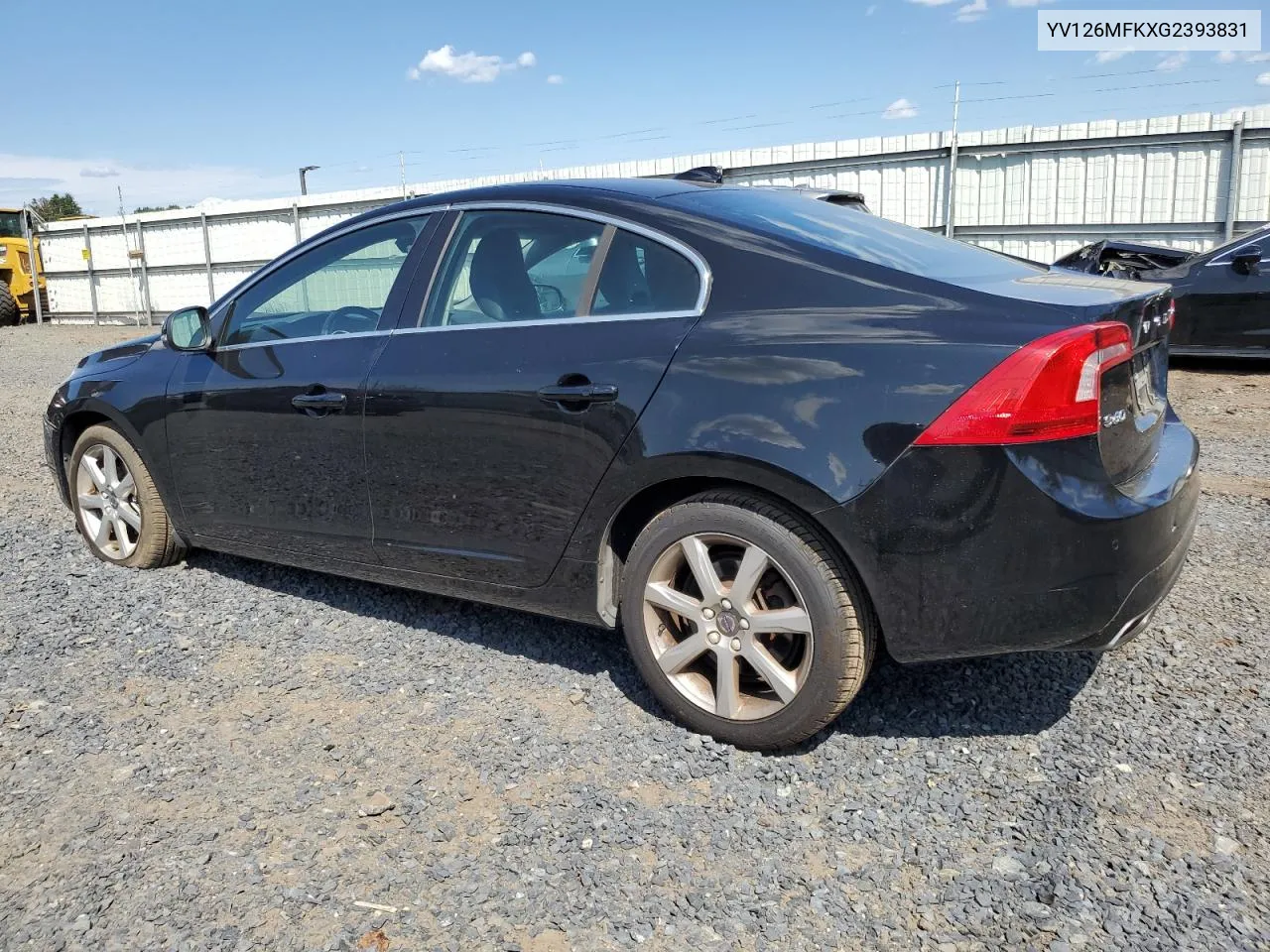 2016 Volvo S60 Premier VIN: YV126MFKXG2393831 Lot: 70764544