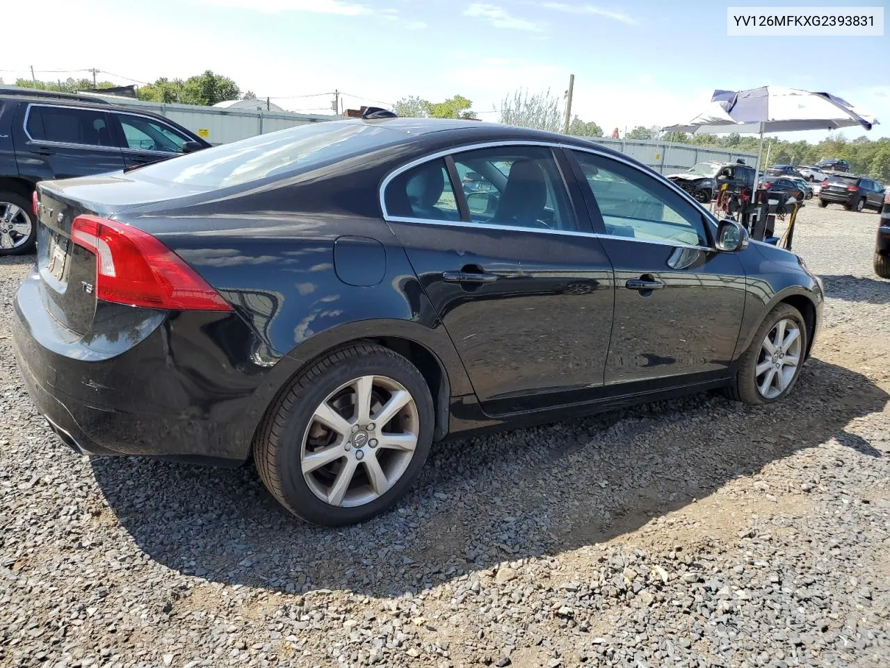 2016 Volvo S60 Premier VIN: YV126MFKXG2393831 Lot: 70764544