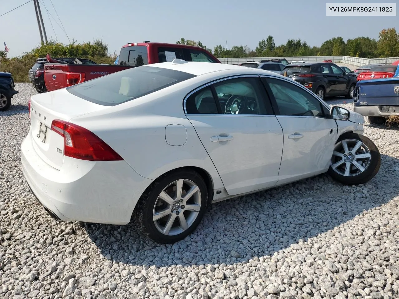 2016 Volvo S60 Premier VIN: YV126MFK8G2411825 Lot: 71023554