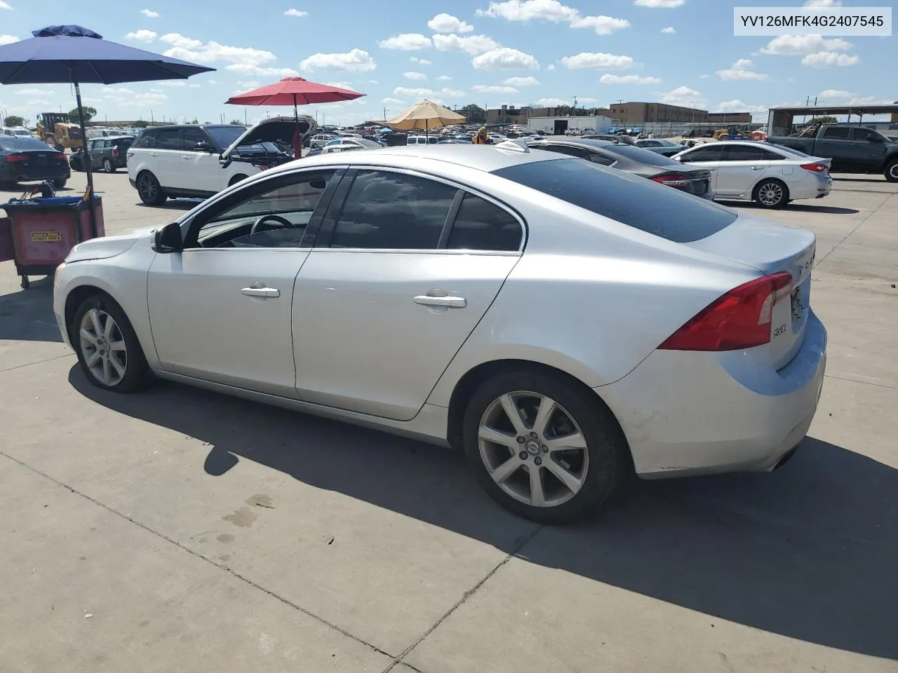 YV126MFK4G2407545 2016 Volvo S60 Premier